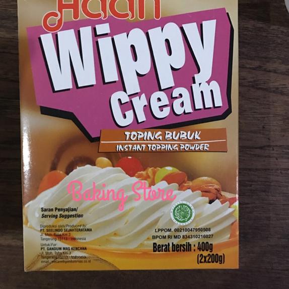 

✾ Haan Wippy Cream - Whipped Cream 400gr ℮