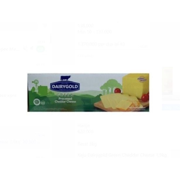 

Keju Dairygold Green Cheddar Cheese 1,9kg !!