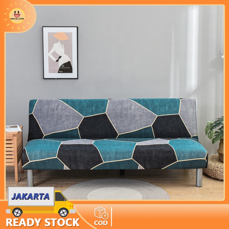 Cover Sofa Bed Sarung Sofa Bed Penutup Sofa Elastic Elastis Pattern Modern Menarik cover sofa