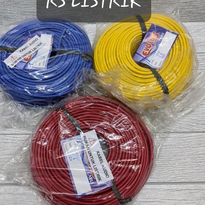 ➢ Kabel NYAF 2,5mm Serabut 50Meter Kabel Tunggal Serabut ♔