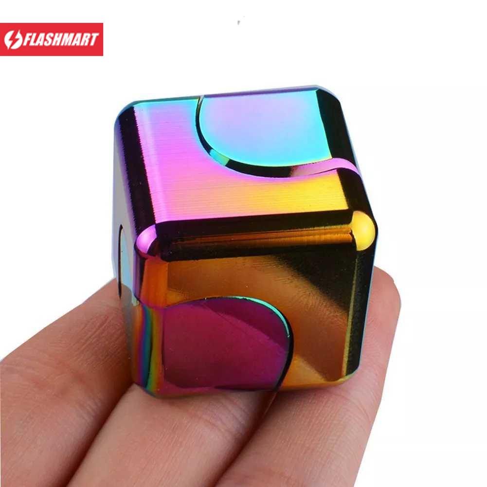 Flashmart Vailpro Fidget Cube Spinner Stress relief Toy Finger Block Rainbow - FCS01