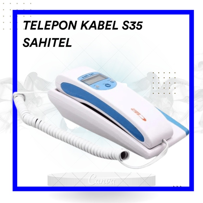 populer] Telepon Kabel Sahitel S 35 Pesawat Telepon Sahitel Putih