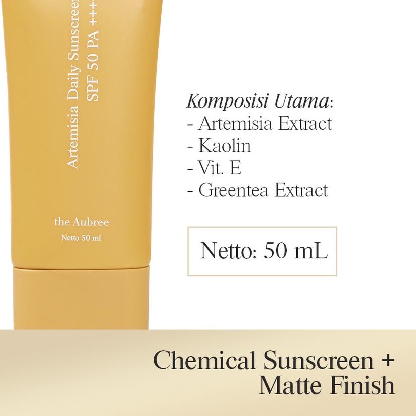 ♧ The Aubree Artemisia Daily Sunscreen SPF 50 PA ++++ ➢