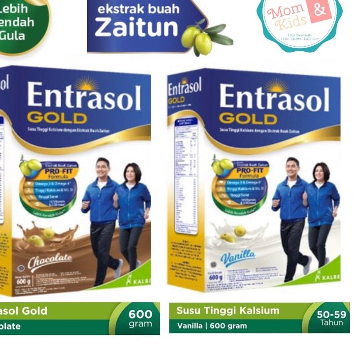 

✷ Entrasol Gold Vanila & Coklat 600 gram ➵