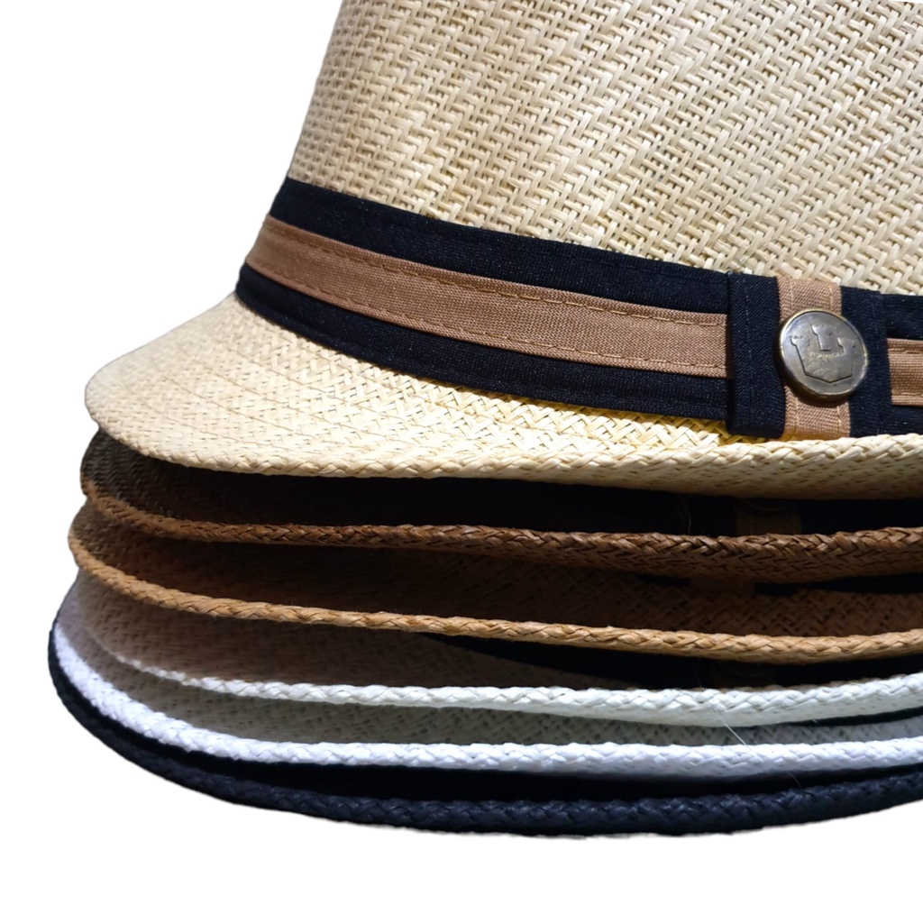 Topi Fedora Jazz Vintage Rajut Premium