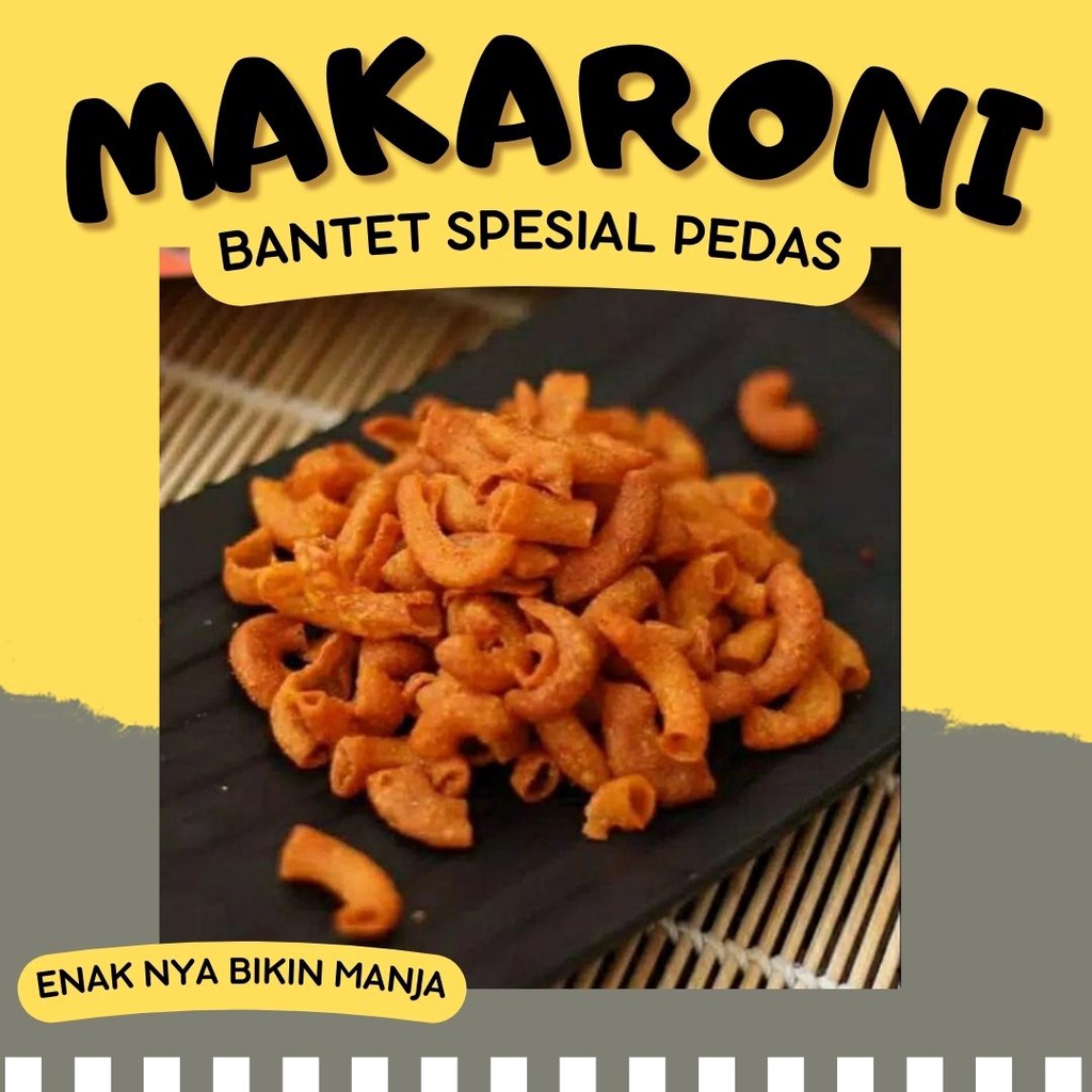 

MAKARONI BANTET - MAKANAN RINGAN PEDAS BARRA 60 GRAM