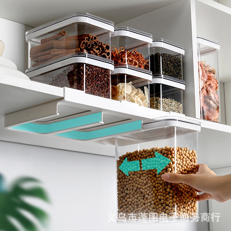 Toples Transparan Kedap Udara Airtight Minimalis Kotak Kontainer Tempat Penyimpanan Makanan Sayur Buah Daging