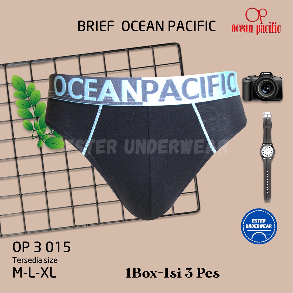 Celana dalam Pria OCEAN PACIFIC OP 015 ISI-3 PCS