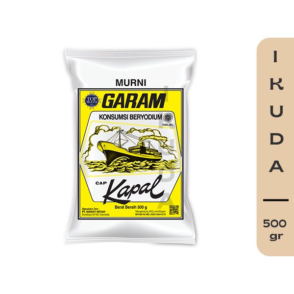 

Garam Kapal Beryodium 500gr - 5pcs