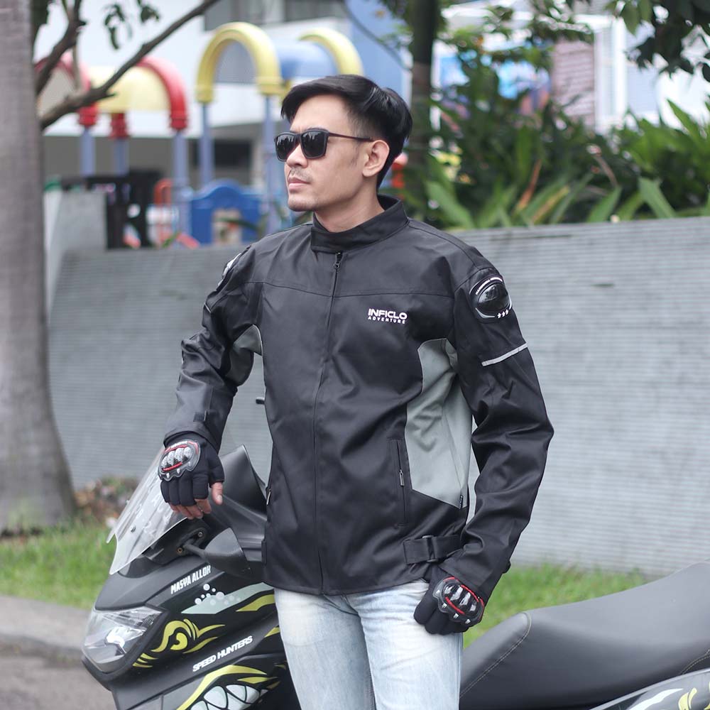 jaket motor pria murah, jaket touring pria, jaket bikers IFS480