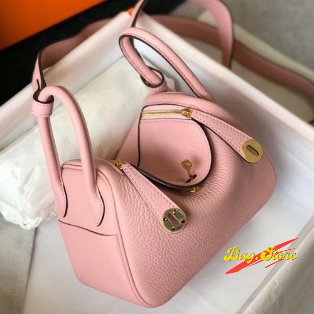 Tas Selempang HMS Lindyy Mini 20 Cm Warna Pink Peach Free Box