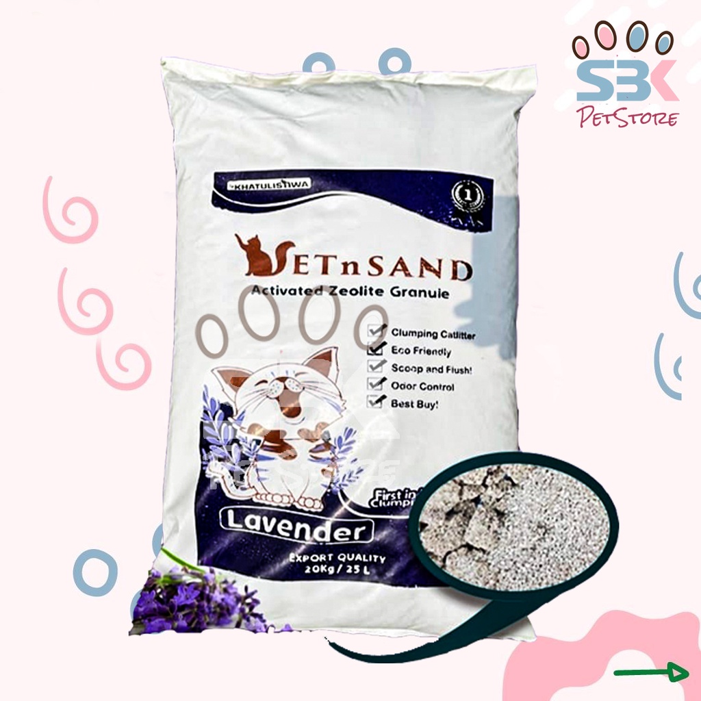 Expedisi - Vetsand Pasir Kucing Zeolite 20kg