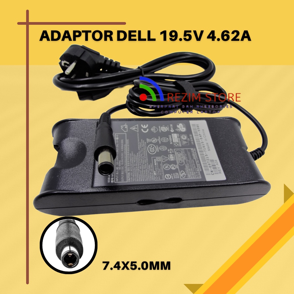 Power Adaptor Laptop DELL 19.5V 4.62A Adaptor Charger Dell Inspiron 1440 1525 1526 1545 1564 N4010 N