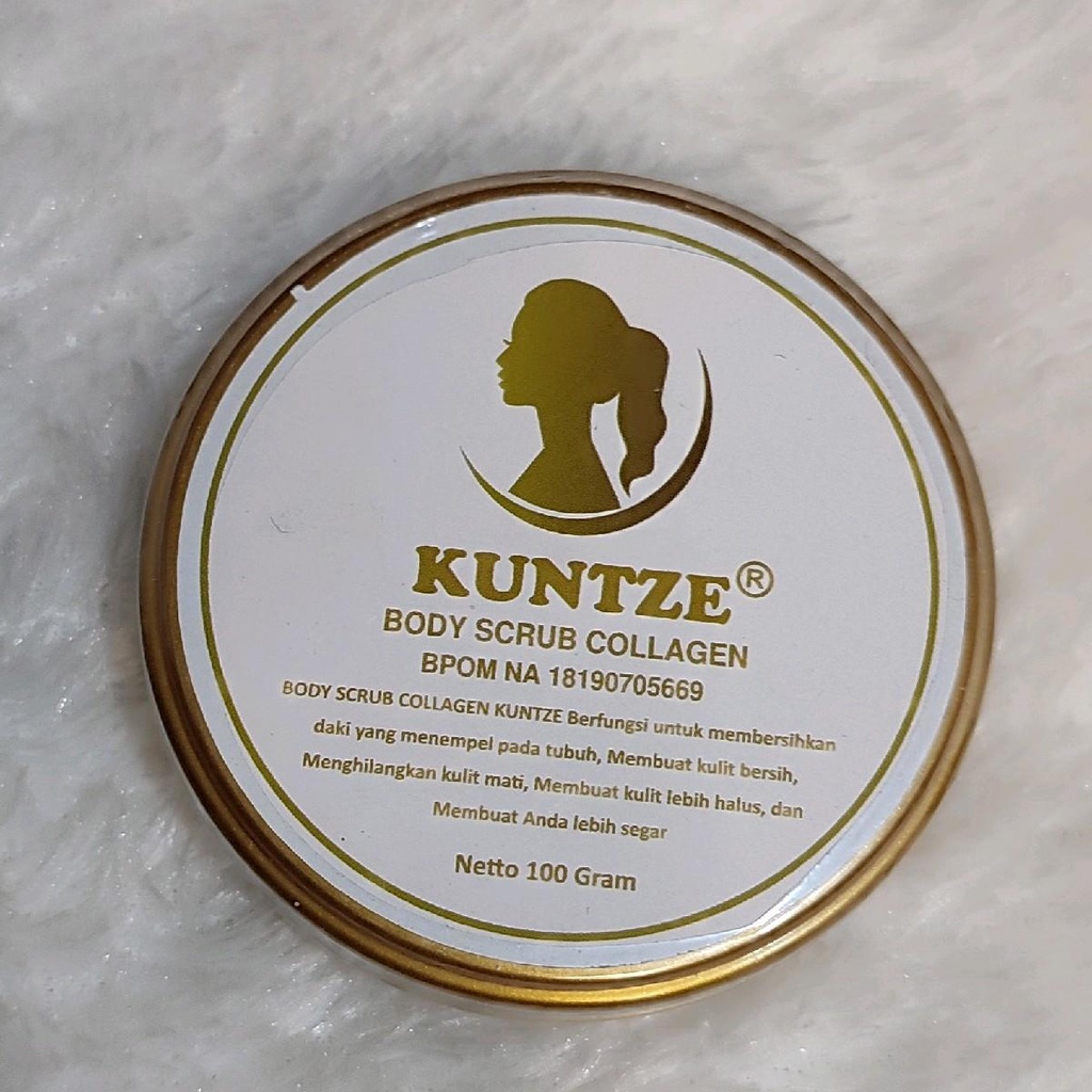 Body Scrub Lulur Pemutih Penghilang Daki Leher