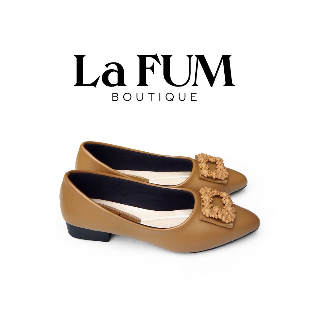 Peony Pantofel Shoes - Sepatu Pansus Hak wanita by La FUM