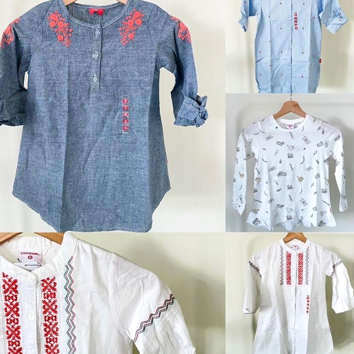♧ Cool Girl Blus Gamis Anak Perempuan Original Branded ♨