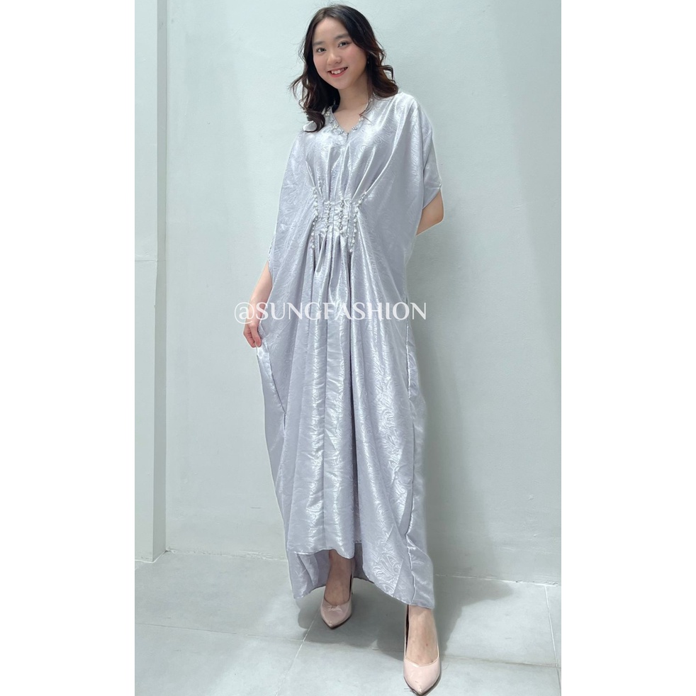 kaftan satin premium busui friendly F506