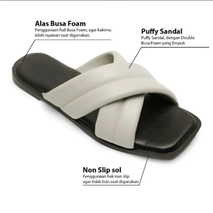 Invincible Sandal Outfits  / Flat Sandal Wanita Casual Terbaru Sandal Wanita Terbaru