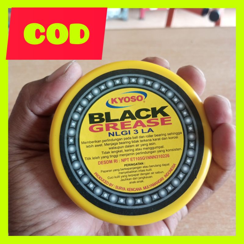 STEMPET GEMUK STEMPED 100 GRAM KYOSO GREACE HITAM GEMUK KYOSO ORIGINAL