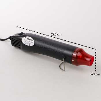 Taffware QST Express Heat Gun Hot Air Vinyl 220V 300W - QST-220 Voltase220 V 50 Hz Daya / Power300 W MaterialBodi: Plastik Dimensi22.5 x 4.7 cm