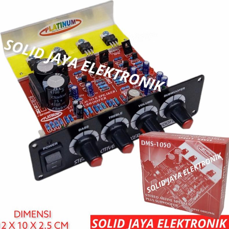 ☛ KIT POWER SPEAKER AKTIF DMS-1050 TR FINAL ASLI TIP41 TIP42 TRANSISTOR ASLI TIP 41 42 ORIGINAL PLUS