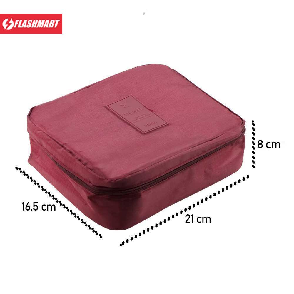 Flashmart Tas Travel Bag in Bag Organizer Make Up Kosmetik - XZ-8012