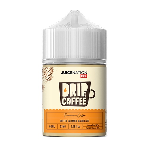 LIQUID JUICENATION DRIP YOUR COFFEE 60ML CARAMEL MACCHIATO