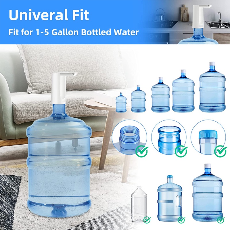 Automatic Folding Water Dispenser Electric Water Pump USB Rechargeable Portable Drink Dispenser For Bottle Barreled Kettle