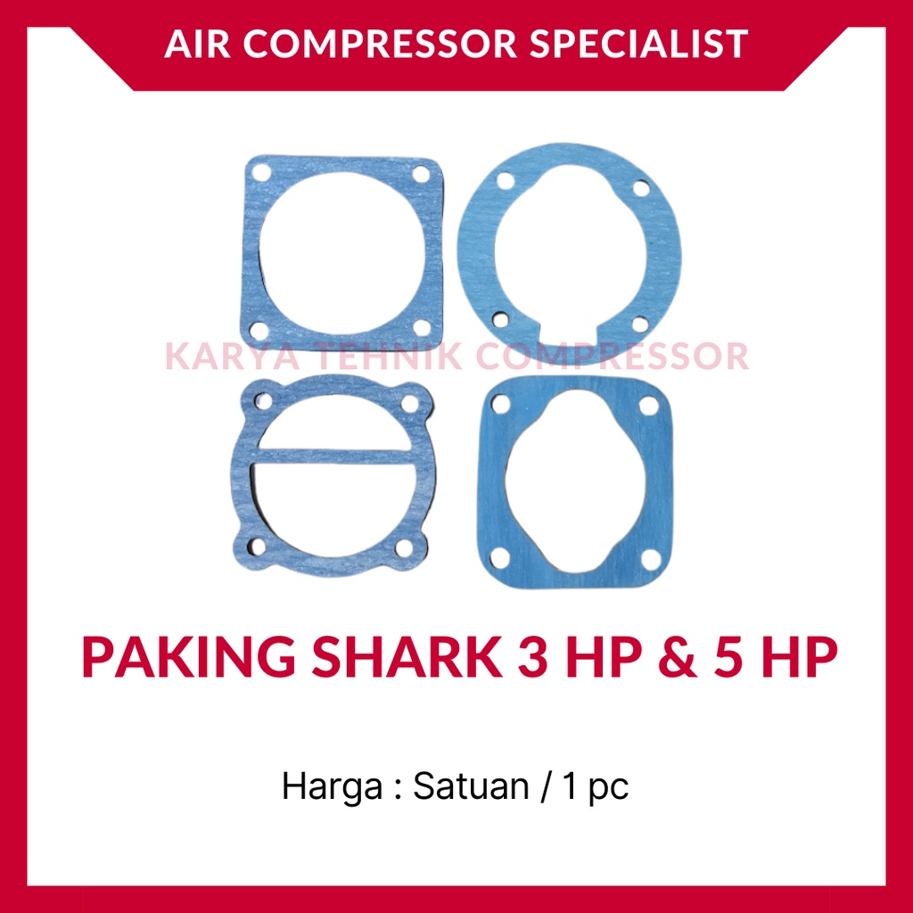 Paking / Packing / Gasket Kompresor Udara SHARK 3 HP & 5 HP