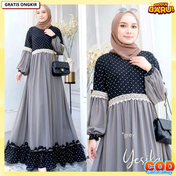 Gmis Muslimah Polos Gsmis Kondangan Pesta Baju Muslim Wanita Bsju Syari Murah Games Polos Mewah Jumb
