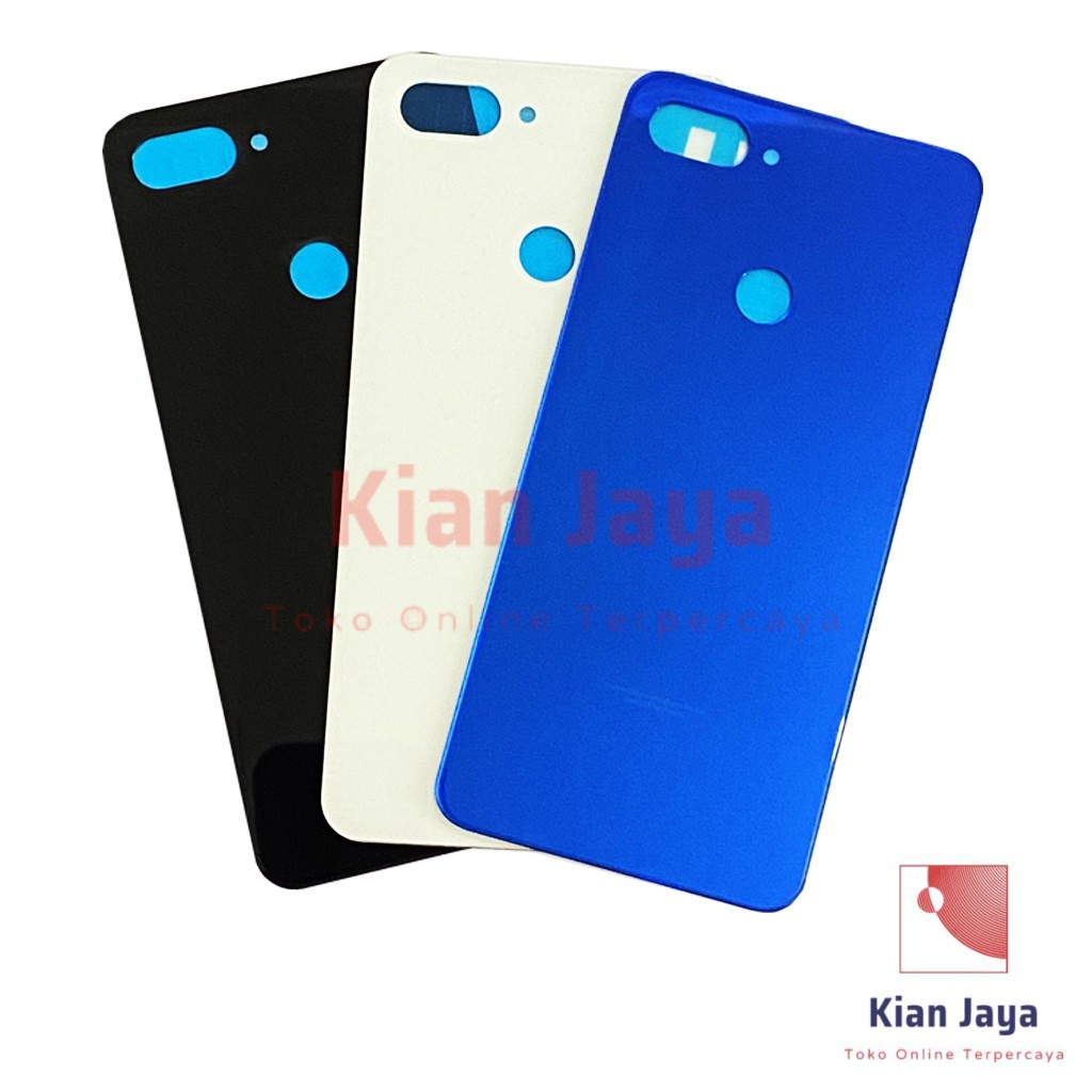 Backdoor Xiaomi Mi 8 Lite Back Cover Tutup Belakang Baterai Cassing Casing Backcase Original