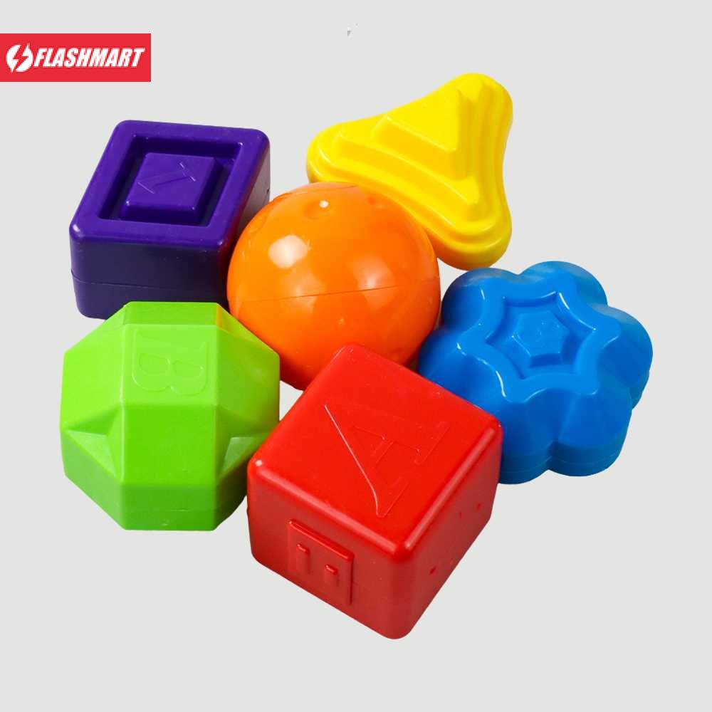 Flashmart Mainan Anak Montessori Shape Blocks Game - JK-790