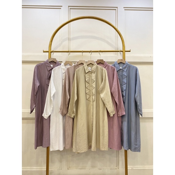 Tunik Polo Linen // atasan polo linen B1279 // B2046 // B2047