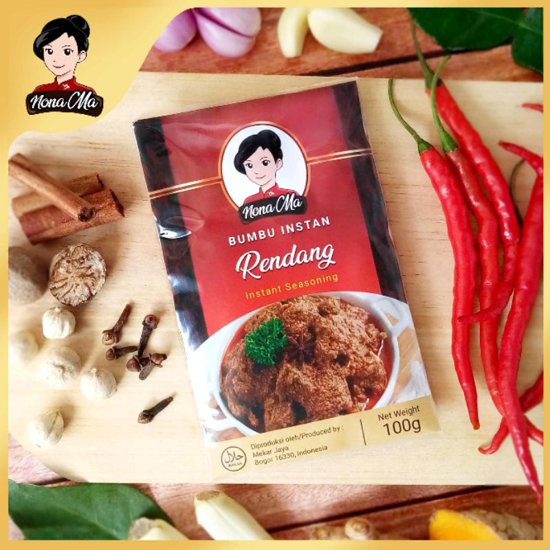 

Bumbu Instan Rendang Nona Ma Tanpa MSG Tanpa Pengawet Bumbu Praktis Siap Pakai