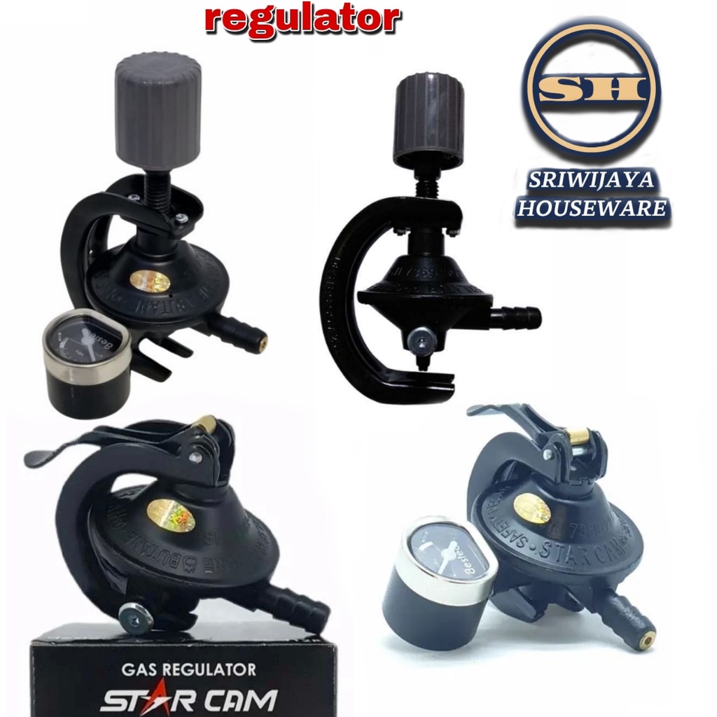 REGULATOR GAS STARCAM KEPALA REGULATOR PENGUNCI | DESTEC
