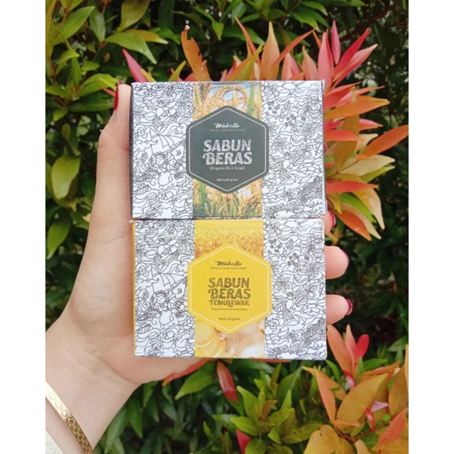 MABELLO Sabun Beras black soap dan temulawak / Best Seller