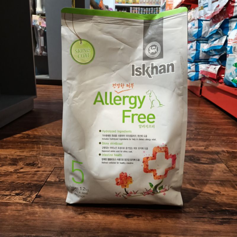 Iskhan Dog Allergy Free 1.2 Kg FreshPack DogFood All Stages