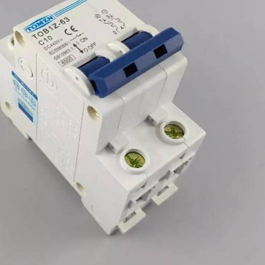 ✼ MCB DC 2 P 10A DC 440 V Sirkuit breaker MCB C curve ➳