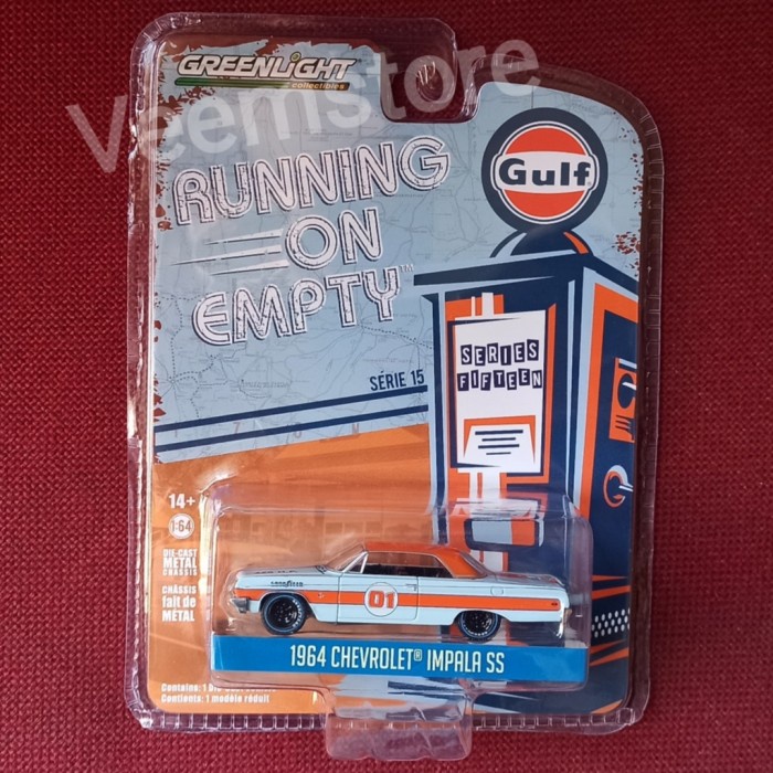 DIE CAST 1:64 CHEVROLET IMPALA SS GULF EDITION TERMURAH