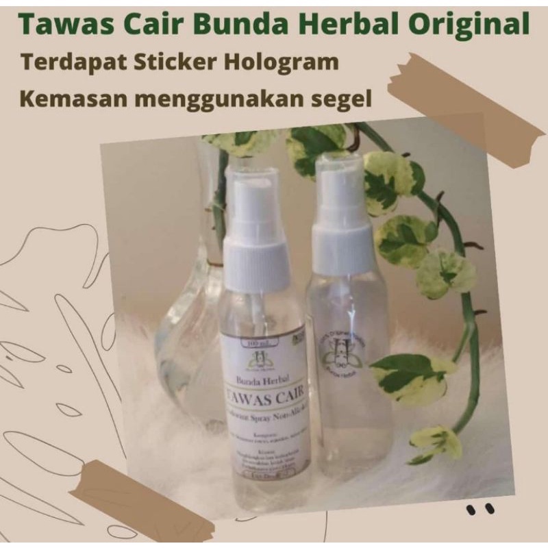 Tawas Cair / Deodorant Spray Bunda Herbal non Deorex 100mL