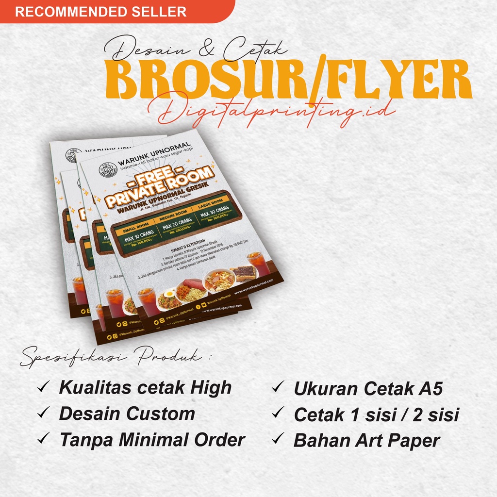 

DESAIN CETAK BROSUR UKURAN A5 ECERAN MURAH
