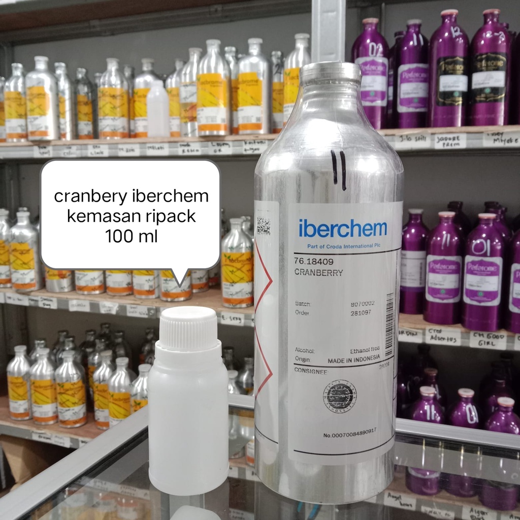 CRANBERRY BY IBERCHEM AROMA BUAH SEGAR RIPACK 100 ML