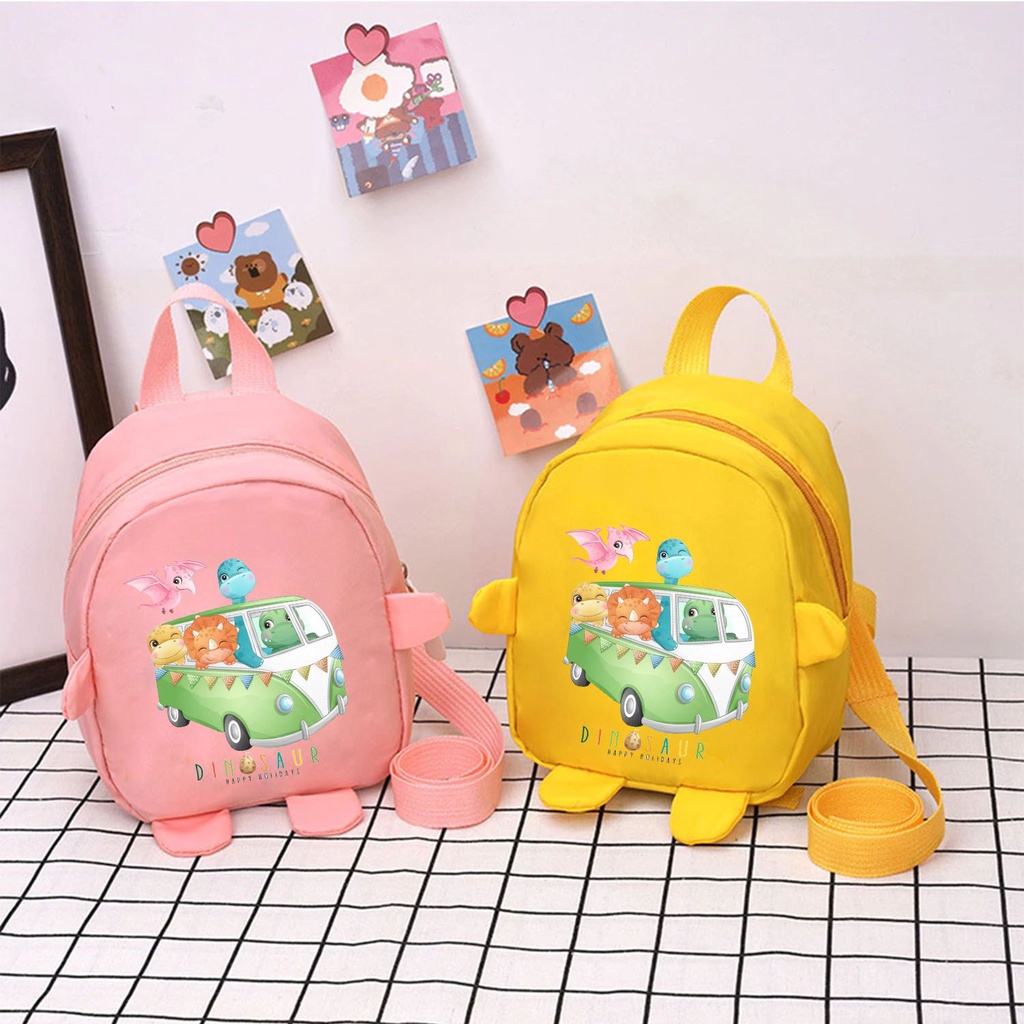 PVJ - Tas Ransel Anak Sekolah karakter Lucu Dino Holiday TK PAUD