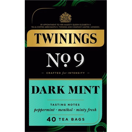 

Twinings Black Tea Dark Mint No.9 Peppermint Menthol 40 x 2 Gram
