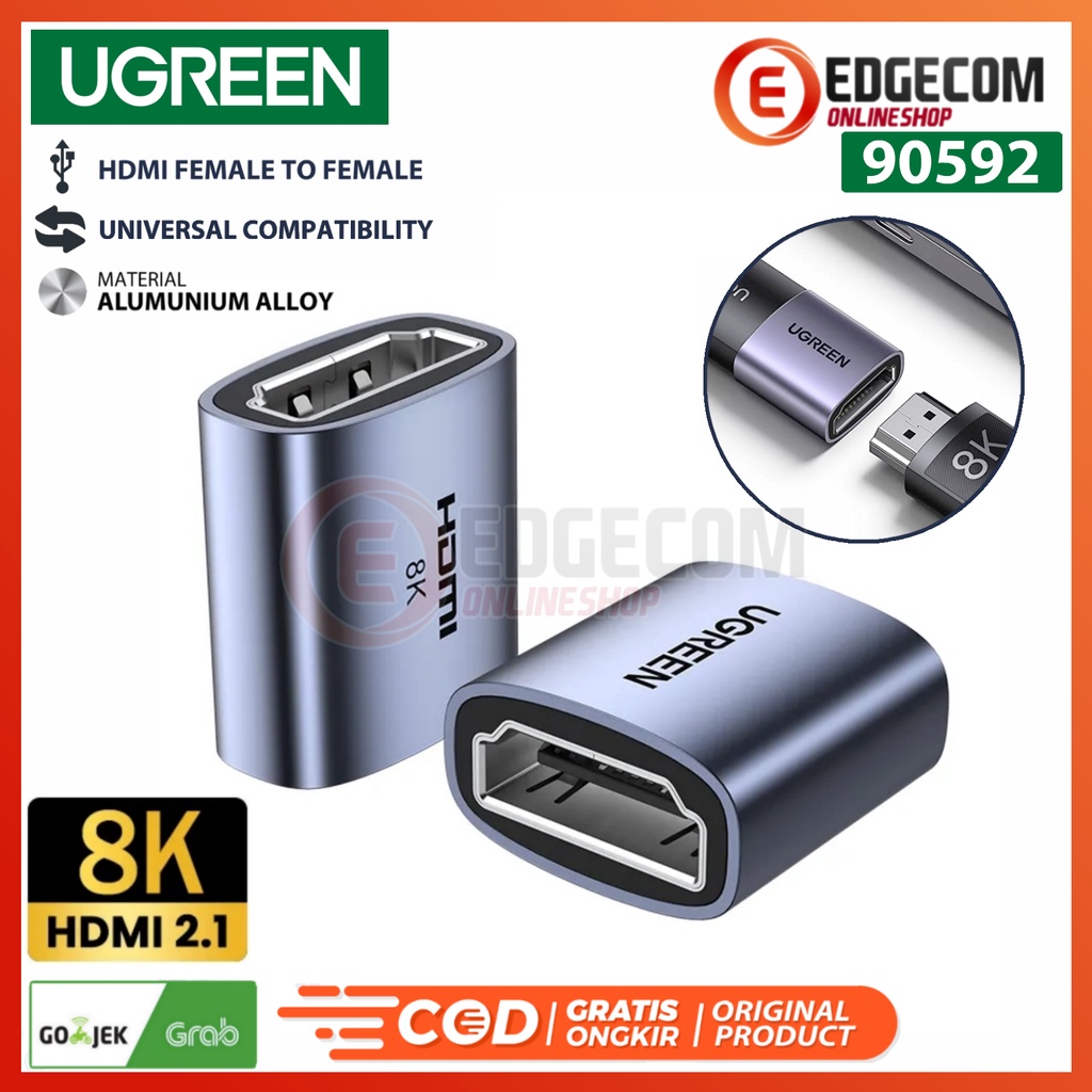 UGREEN Konektor / Gender HDMI Female to Female 2.1 8K Extender 90592