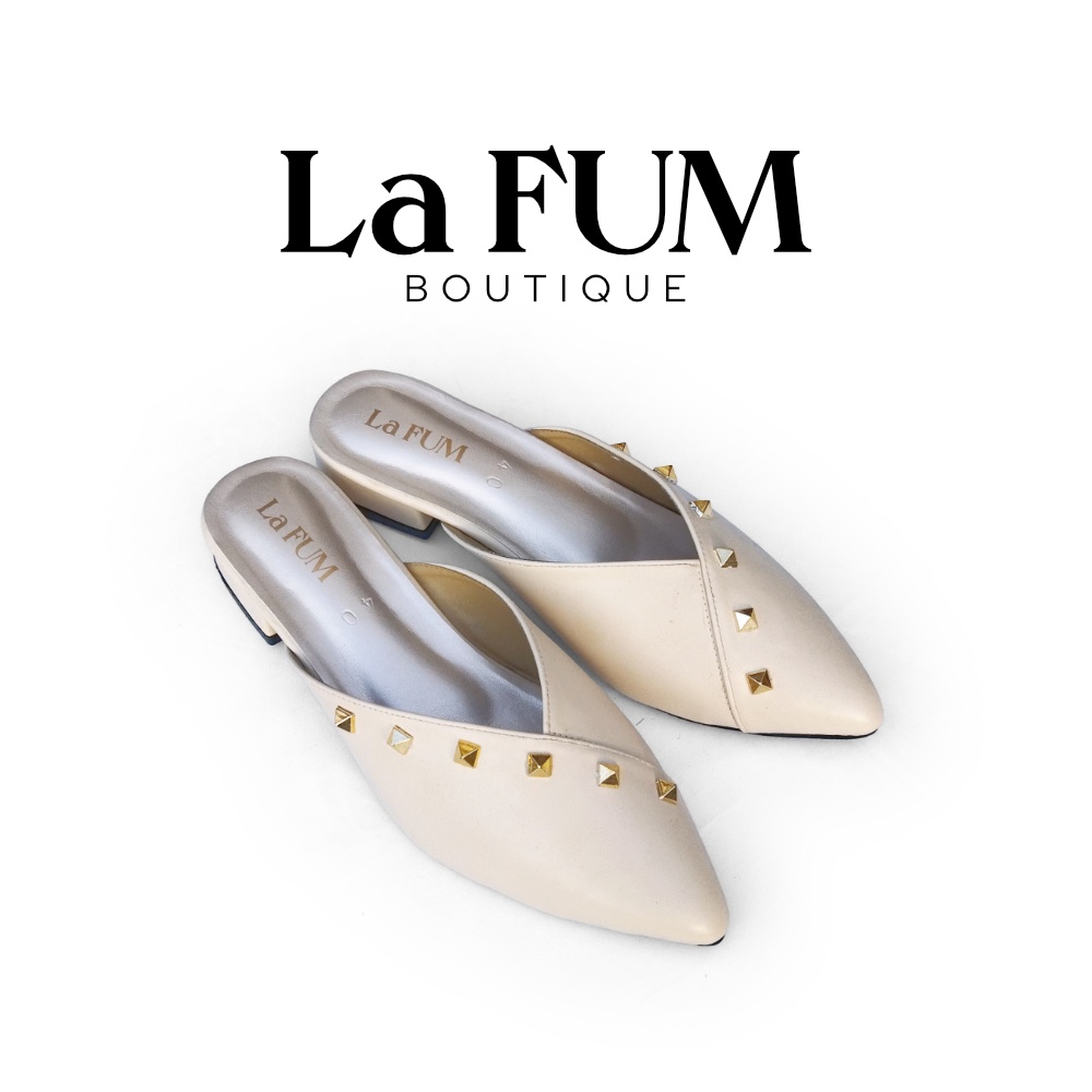 Belladonna Sandal Bustong Mules wanita by La FUM