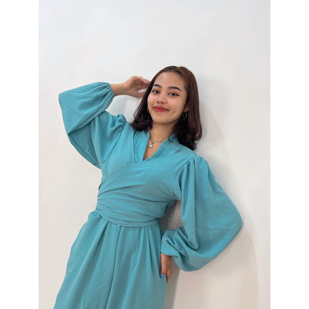 HS - MOZZA JUMPSUIT / LONG JUMPSUIT CRINCKLE / KOREAN LONG JUMPSUIT JUMBO WANITA KEKINIAN