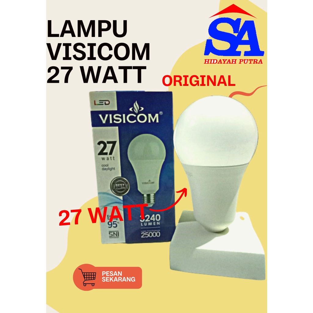 [MURAH] VISICOM LAMPU 27 WATT lampu visicom LED led lampu led LAMPU LED elekronik LISTRIK lampu jumb