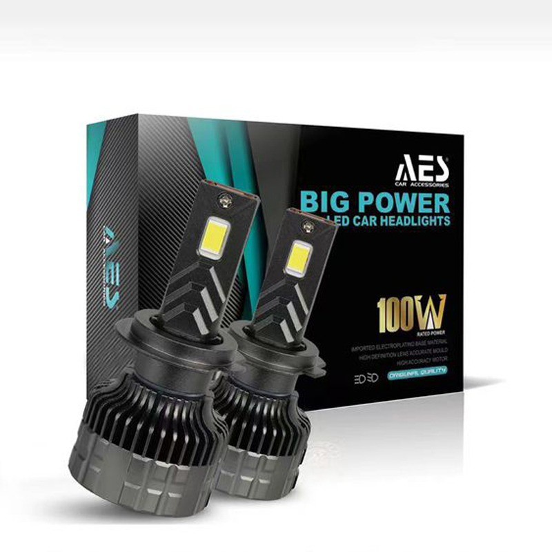 TURBO LED FOGLAMP HEADLAMP 100 WATT AES LAMPU LED MOBIL 100W H11