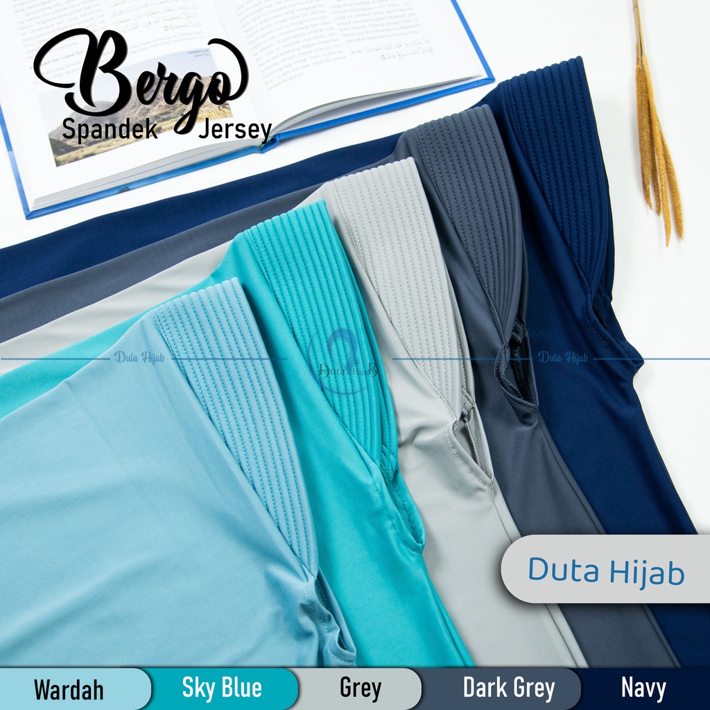 Jilbab Instan anak Jersey Umur 5 - 10 tahun | Bergo Hamidah Anak Jersey